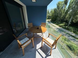 Balkón nebo terasa v ubytování Willow Nest