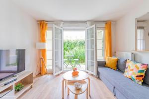 Posezení v ubytování Charmant T3 familial pour 8, 5min Disney, 2Parkings