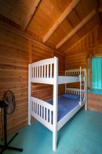 Postel nebo postele na pokoji v ubytování Social Camping JAL
