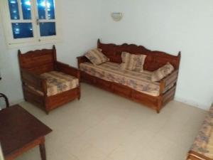 Χώρος καθιστικού στο Détendez-vous et admirez la mer