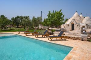 Πισίνα στο ή κοντά στο Trulli Capatosta