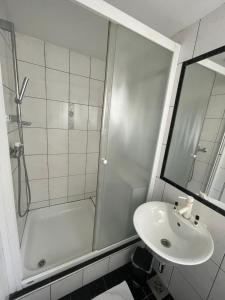 Vannituba majutusasutuses Guesthouse Stremljan Ljubljana