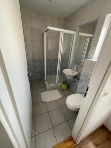 Vannituba majutusasutuses Guesthouse Stremljan Ljubljana