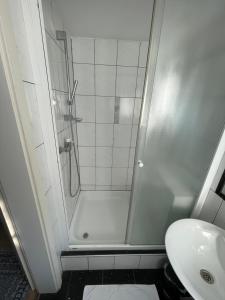 Vannituba majutusasutuses Guesthouse Stremljan Ljubljana