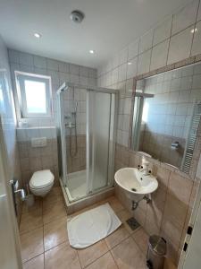 Vannituba majutusasutuses Guesthouse Stremljan Ljubljana