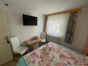 Voodi või voodid majutusasutuse Guesthouse Stremljan Ljubljana toas