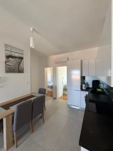 Kuchyň nebo kuchyňský kout v ubytování Sea View Apartments Zaboric