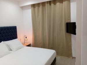 Letto o letti in una camera di Charming House Tarrafal