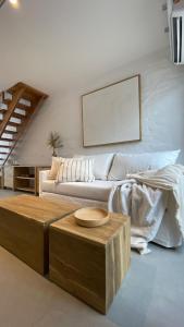 Postel nebo postele na pokoji v ubytování Duplex en el Cerro de Las Rosas by Lugar