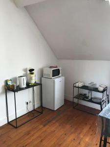 Kuchyň nebo kuchyňský kout v ubytování La maison de Mathilde
