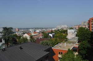 Pogled na destinaciju Zvezdara ili pogled na grad iz apartmana