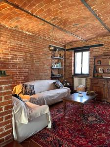 Posezení v ubytování Cascina Bella Relais