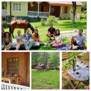 Zahrada ubytování Guest house Lailashi