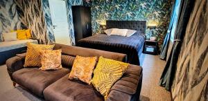 Postel nebo postele na pokoji v ubytování Beach House Ystad