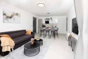 Η κουζίνα ή μικρή κουζίνα στο Apartments Silvi