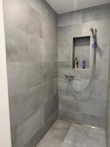 Koupelna v ubytování Gemütliche Wohnung