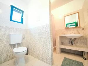 Koupelna v ubytování Villa Mikulica