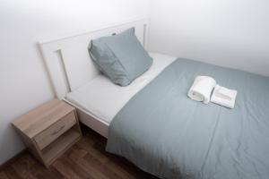 Postel nebo postele na pokoji v ubytování Ráday Residence at the Heart of Budapest with AC + 45 fotografií