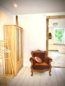 Postel nebo postele na pokoji v ubytování Slow life Karkonosze + 20 fotografií