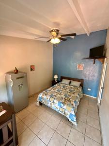 Postel nebo postele na pokoji v ubytování Casitas de la Paz
