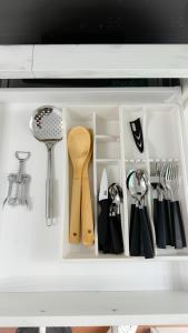 Dapur atau dapur kecil di G B Cluj Center Apartments