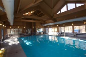 a large swimming pool in a large building at Stony Court by Coolvacay in Basye