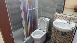 Koupelna v ubytování Seaside cottage room stays