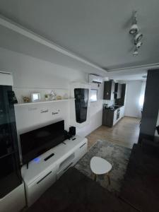 Kuchyň nebo kuchyňský kout v ubytování Best apartman