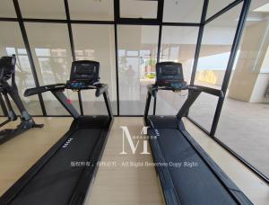 Fitness centrum a/nebo fitness zařízení v ubytování Setia Alam JSA Walking Distance #Setia Convention Centre & Setia City Mall