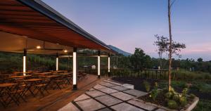 Aed väljaspool majutusasutust Bobocabin Gunung Rinjani, Lombok