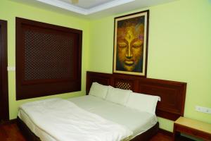 Katil atau katil-katil dalam bilik di Lake Twenty Thousand Farm and Retreat, LTK - Haweli