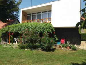 Vonkajšia záhrada v ubytovaní Badacsonyi Lugas apartmanok