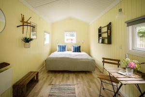 Postel nebo postele na pokoji v ubytování Danhostel Stevns Klint