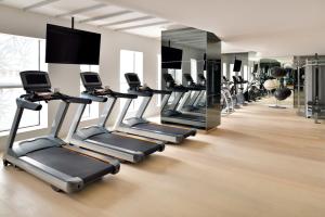 Fitness centrum a/nebo fitness zařízení v ubytování Crowne Plaza Dubai Marina by IHG
