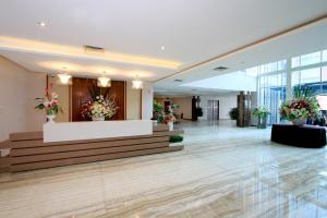 Vstupní hala nebo recepce v ubytování Pasar Baru Square Hotel Bandung