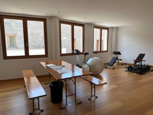 Fitness centrum a/nebo fitness zařízení v ubytování Appartament ReLaax