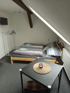 Postel nebo postele na pokoji v ubytování Ubytování v soukromí HONELI