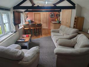 Χώρος καθιστικού στο Villa Rosa