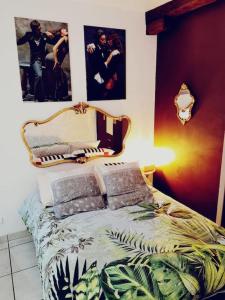 Gite aux sources d'Alsace客房内的一张或多张床位