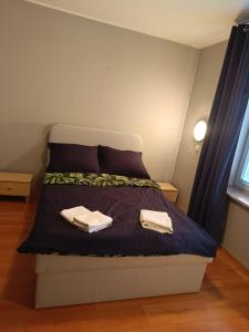 Postel nebo postele na pokoji v ubytování Bursztynowa 2