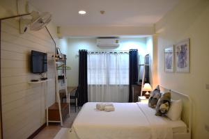 Letto o letti in una camera di Greenery Hostel