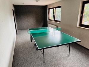 Stolní tenis v ubytování Klassen Stay - Design Studio in 11 Etage - Tolle Aussicht - Sauna, Pool - Netflix nebo okolí