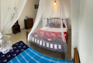 a bed with a canopy in a room at Saveen View Ella in Ella