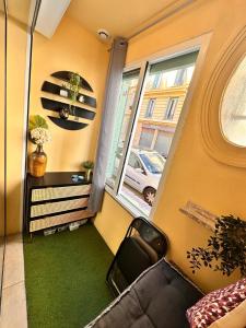 Posezení v ubytování Studio Coeur Delille FSHH + 21 fotografií