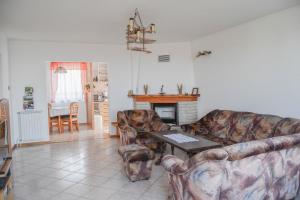 Posezení v ubytování Apartma Breza