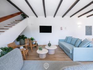 Χώρος καθιστικού στο Seaview Dream Villa