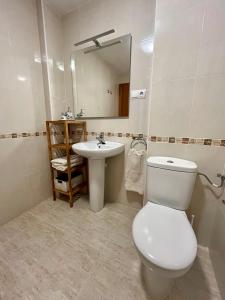 A bathroom at Casa Queralt