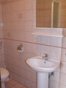 Koupelna v ubytování Apartman Justinić