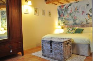 Postel nebo postele na pokoji v ubytování Agriturismo SPA Serpanera