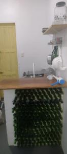 Køkken eller tekøkken på Espaço Cultural Janela